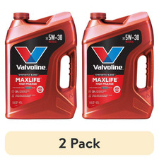 (2 pack) Valvoline MaxLife High Mileage 5W-30 Synthetic Blend Motor Oil 5 Quart picture