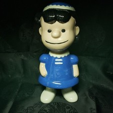 Rare‎ Vintage hand painted Peanut's Lucy  Ceramic picture