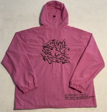 RARE Supreme Support Unit Ripstop Hooded Jacket Lined Pink Unisex Size XL NEW picture