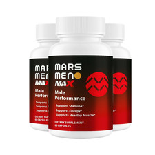 3-Pack Mars Men Max for Men - Supports Male Health & Performance - 180 Caps picture