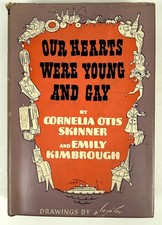 Our Hearts Were Young And Gay 1944 Dodd Mead HC Dust Jacket Skinner Kimbrough picture