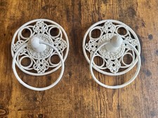 Vintage 1970s Wicker Ratton Holder Towel picture