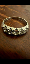 Vintage Rare 1970’s Platinum Diamond Wedding Band - Authenticated picture