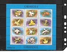 ROMANIA SC#3535 1988 ORCHIDS MNH XF BEAUTIFUL SOUVENIR SHEET STAMPS picture