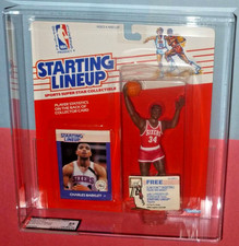1988 CHARLES BARKLEY Philadelphia 76ers Rookie Starting Lineup AFA C80/B85/F85 picture