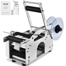 VEVOR Semi-Automatic Round Bottle Labeling Machine Electric Labeler 20-50pcs/min picture