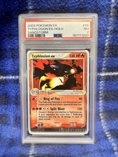 Typhlosion ex #99 Holo- EX Sandstorm  •PSA 7• New Cert. low pop picture