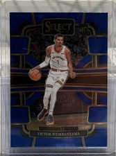 2023-24 Panini Select Concourse Victor Wembanyama RC #87 Blue picture