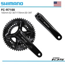 Shimano FC-R7100 170/165mm Crankset 2*12 Speed 50-34t 52-36t Hollowtech II-OE picture