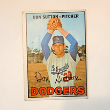 Topps 1967 Topps #445 DON SUTTON Base Set - Los Angeles Dodgers picture