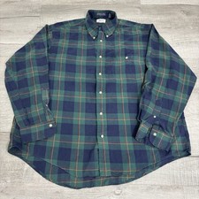 VTG Fillings Sero Superfine Twill Multicolor Plaid Long Sleeve Button Up Mens XL picture
