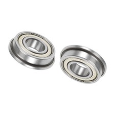 F6900ZZ Flange Ball Bearing Double Shielded Chrome Bearings 10Pcs picture