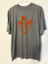 Nike The Nike Tee Texas Longhorns Gray Graphic Tagless Crew T-Shirt Men’s M picture