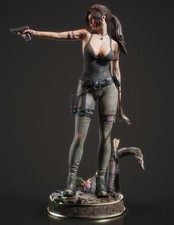 Lara Croft Tomb Raider 1/6 Scale Hand Painted Handmade Collectible Figure Statue picture