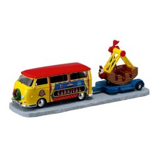 Lemax Towing Van With Carnival Ride 63818 picture