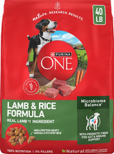 New w Purina ONE Digestive Gut Health Lamb Rice Dry Dog Food 40 lb Bag Authentic picture