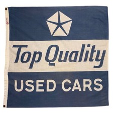 Vintage Chrysler Pentastar Top Quality Used Cars Dealership Flag Annin Reliance picture
