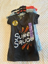 3 Girls' Size X-Small 5/6 Vigoss Summer Short Sleeve Shirts-NEW WITH TAGS picture