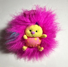 Vintage 1995 Tyco Li’l Fursons Pink Plush Doll Yellow Star Belly picture