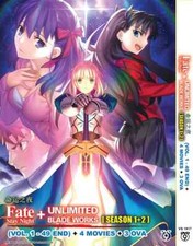 Fate/stay Night+Unlimited Blade Works (Vol. 1 - 49 End) +4 Movies +4OVA -Eng Dub picture