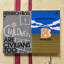 Lot Of 2 Heinrich Böll Novels: 18 Stories & Children Are Civilians Too  picture