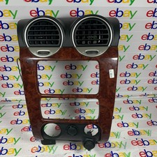 2002 - 2009 GMC Envoy Center Dash Radio Bezel Air Vent Trim Woodgrain OEM 10350 picture