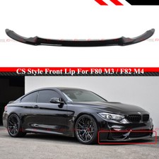 Glossy Black CS Style Front Lip Splitter For 2015-2020 BMW F80 M3 F82 F83 M4 picture