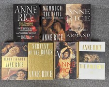 Anne Rice 7 Hardcover Book Lot Vampire Chronicles Omnibus Memnoch Armand picture
