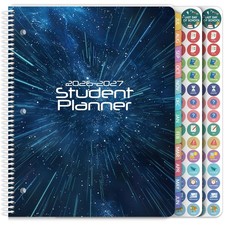 2026-2027 Academic Planner, 12-Month Weekly & Monthly Organizer, 8.6