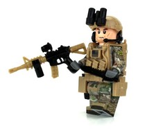 Battle Brick US Army Ranger OCP SF Soldier made with real LEGO® minifig picture