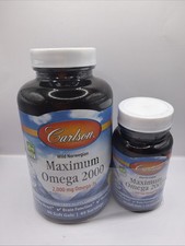 Carlson Labs - Maximum Omega 2000 Mg - 90 +30 Softgels BB:05/2028 picture