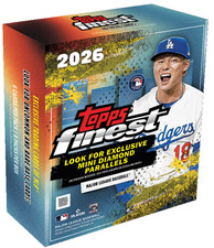 2026 TOPPS FINEST BASEBALL MEGA BOX (48 Cards) MLB Brand New Factory Sealed picture