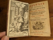 antique book-Brantome-les vies des Dames Illustrires François et Etrangères-1740 picture