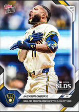 Jackson Chourio WALK OFF 2-0 - 2026 MLB Topps NOW® - Card 760 PRE-SALE picture