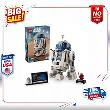 LEGO Star Wars R2-D2 Brick Built Droid Figure, Collectible Star Wars Room Décor picture