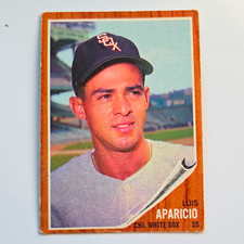 Topps 1962 Topps #325 Luis Aparicio Rookie Chicago White Sox Baseball Card picture
