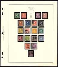 ALBUM READY US Definitive Stamps 1910s Sc 498~518 Mint in Mounts VF cv$168 _mg picture