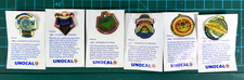 VTG Los Angeles Dodgers Lappel Pin Set 6 Baseball Unocal 76 Lasorda Koufax NOS picture