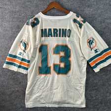 Vintage Dan Marino Jersey Men’s XL 52 Miami Dolphins #13 Starter Football NFL picture