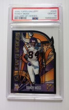 2000 Topps Gallery - Gallery of Heroes Randy Moss #GH6 PSA GEM MINT 10    Sweet  picture