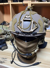 FMA Tactical Fast SF Super High Cut Helmet Protective Helmet W / C5 Headset Kit picture
