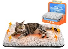 Self Warming Cat Bed, Heated Cat Bed, 2.0 Upgraded Dual-Layer Thermal Foil He... picture