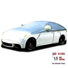 Half Car Cover Car Cover for Sunshade Half Car Body Cover Snow Cover Sedan picture