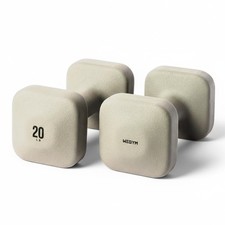 WeGym SafeGrip Square Dumbbells with Anti Slip Handles, Aesthetic Free Weight... picture