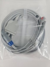 GE Vivid i, E, Q, IQ Compatible 3 Lead ECG Cable picture