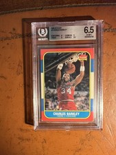 1986 Charles Barkley Fleer RC Rookie Card BGS 6.5 Great Centering and eye appeal picture
