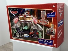 2006 MATTEL DISNEY PIXAR CARS FLO'S V8 CAFE PLAYSET TOYS “R” US EXCLUSIVE SEALED picture