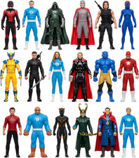 18Pcs Super Hero Figures Toy, 4.5 Inch Cartoon Heroic Legends Miniatures - Colle picture