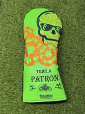 RARE SWAG Golf Patron Tequila Mexico Green Orange Sugar Skull Driver Headcover picture