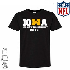 HOT NEW  NCAA 2026 Iowa Hawkeyes No Extra Time Necessary 20 19 Win Shirt picture